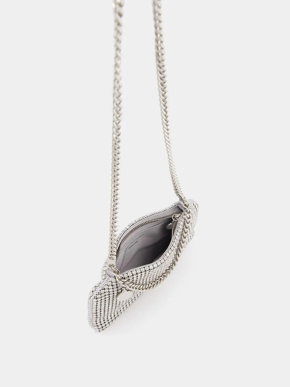Falabella Crystal Mesh Shoulder Bag