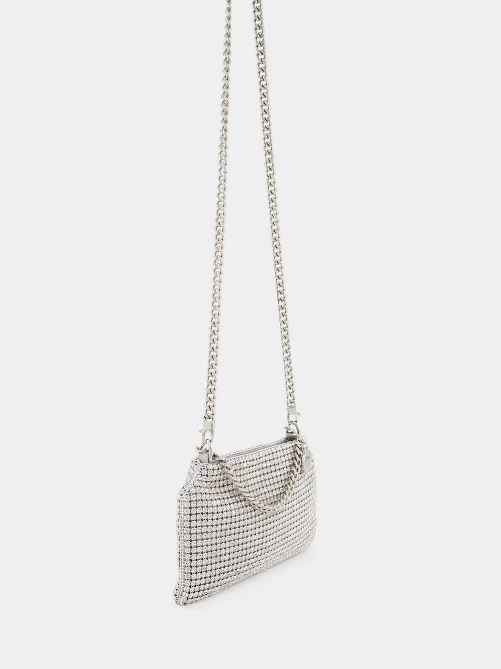 Falabella Crystal Mesh Shoulder Bag