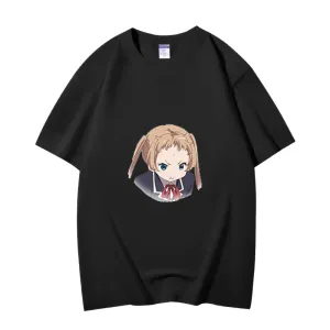 Fashion Anime Chuunibyou demo koi ga shitai Dekomori Sanae 230g GSM Hipster Style Oversized Cotton T-shirt
