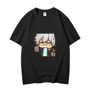 Fashion Anime Honkai Star Rail Trailblazer 230g GSM Hipster Style Oversized Cotton T-shirt