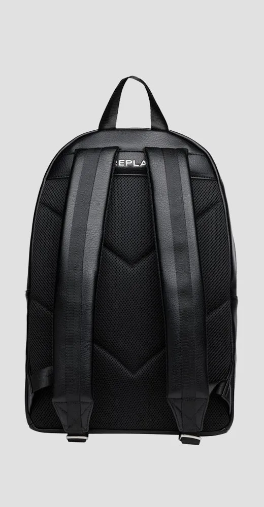 Faux Leather 4 Pocket Backpack