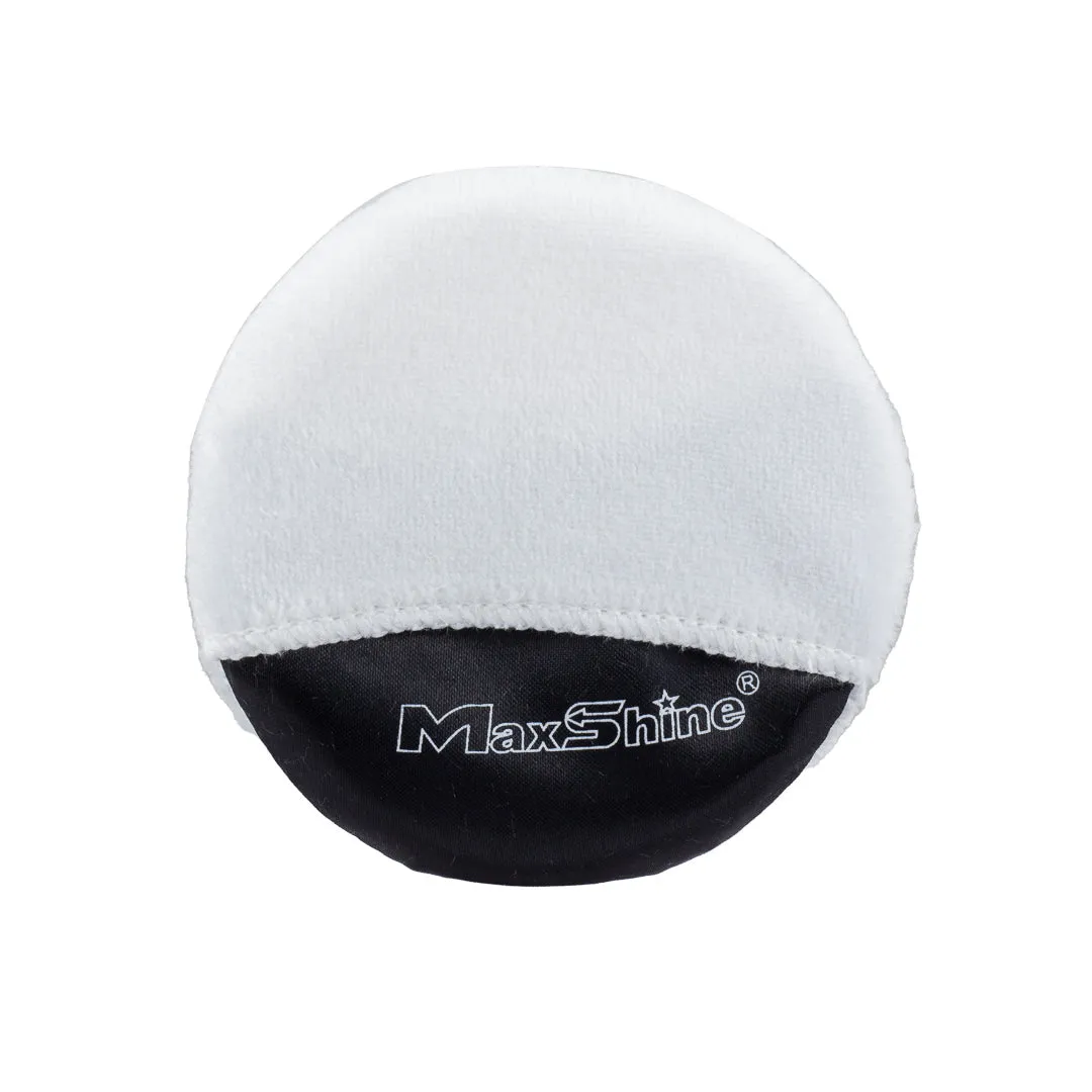 Finger Hold Microfiber Wax Applicator Pad - 4 Pack