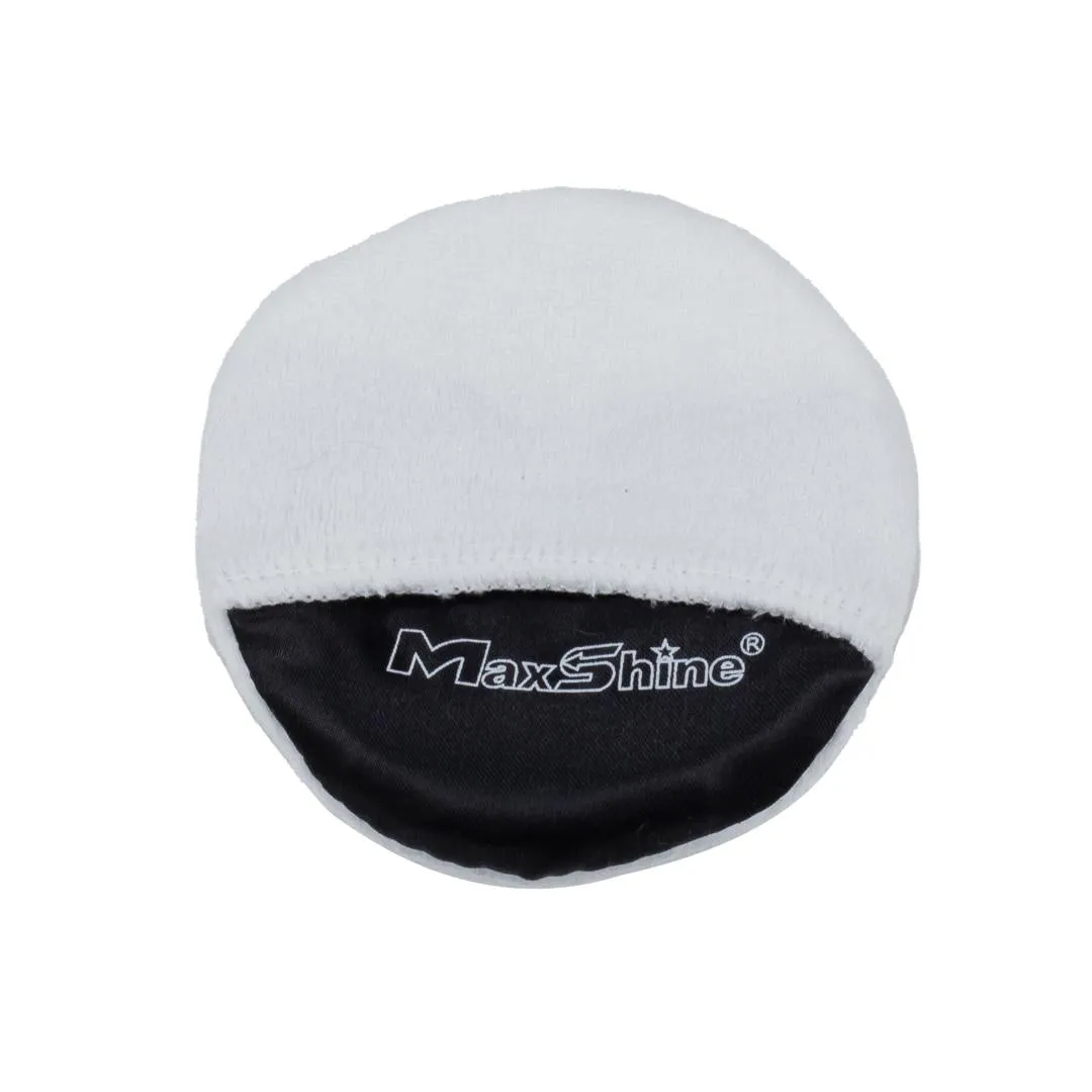 Finger Hold Microfiber Wax Applicator Pad - 4 Pack