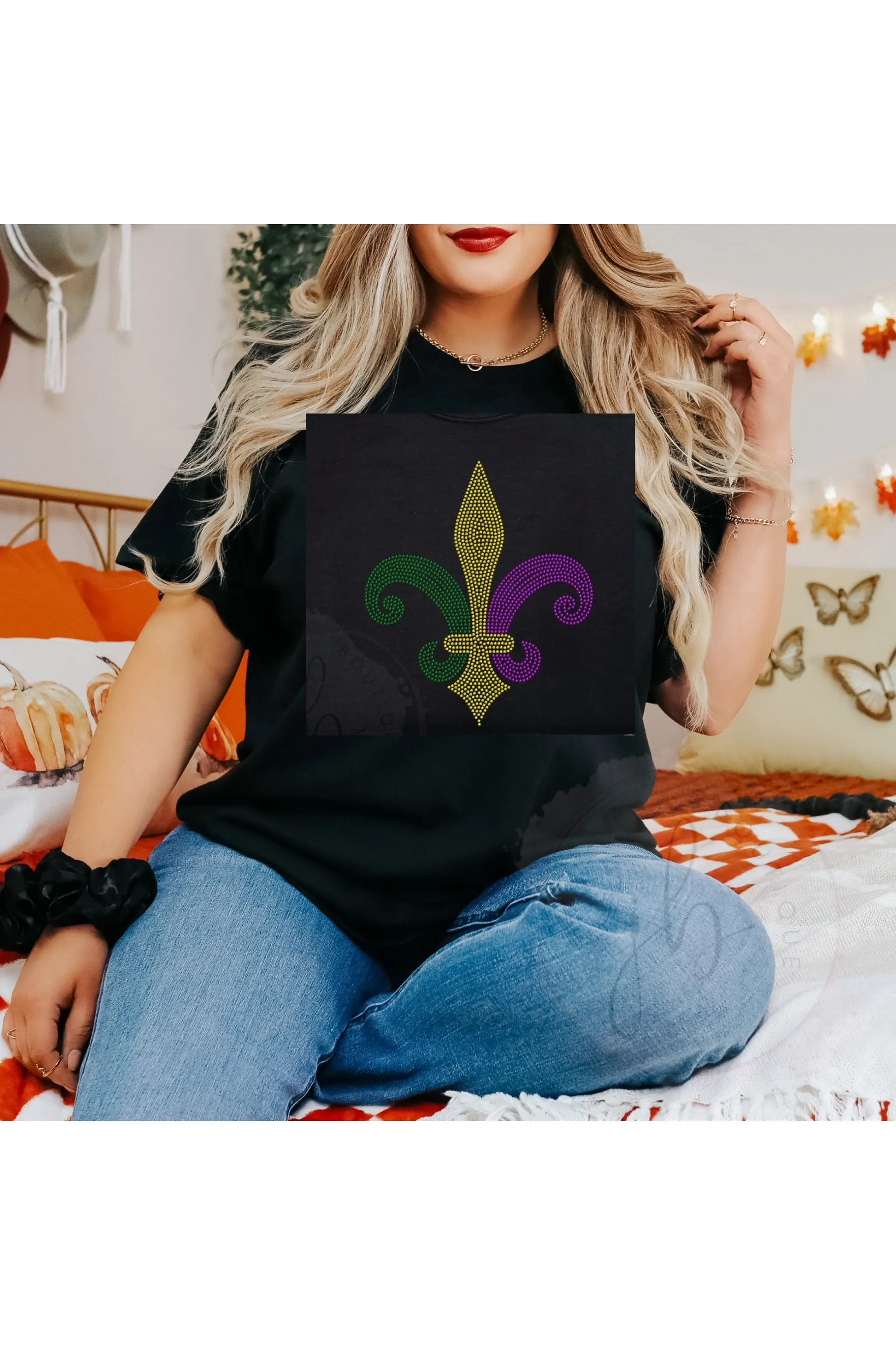 Fleur De Lis spangle Tee