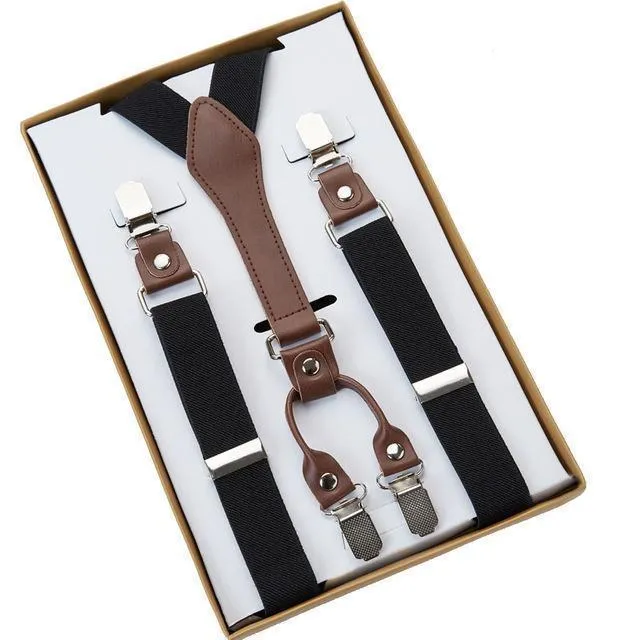 Four (4) Clip Men's Suspenders