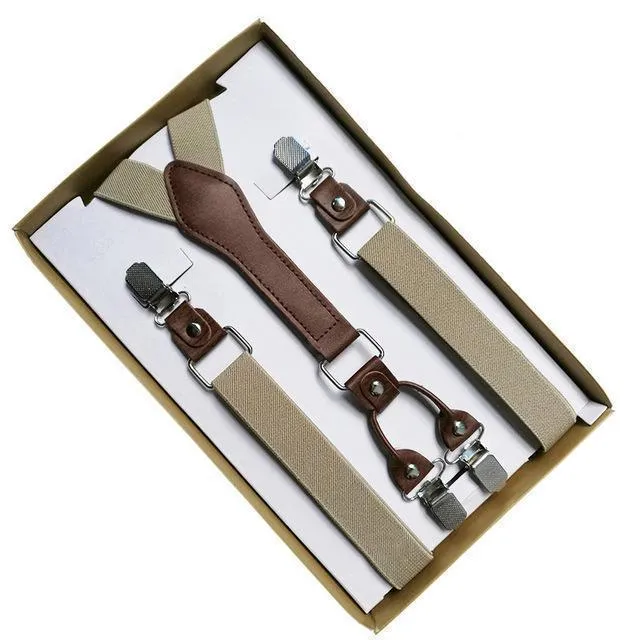 Four (4) Clip Men's Suspenders