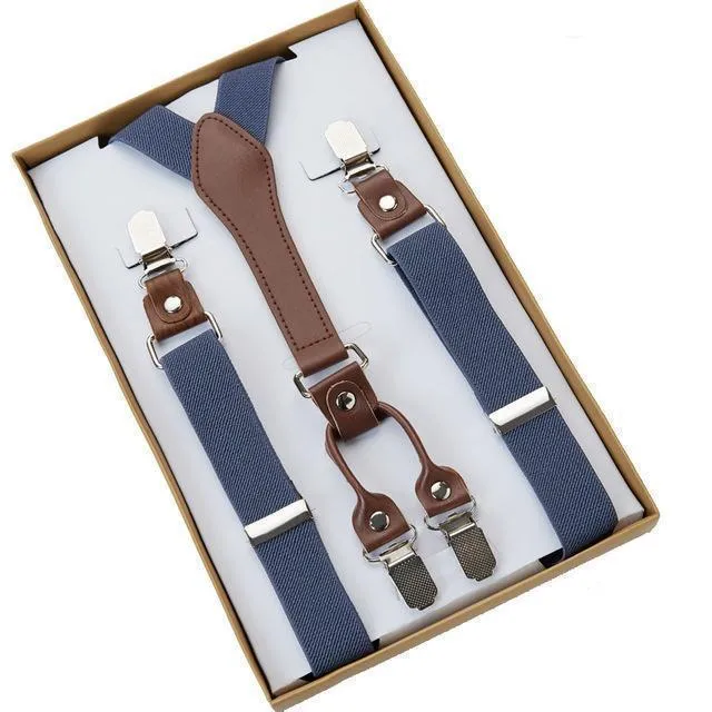 Four (4) Clip Men's Suspenders