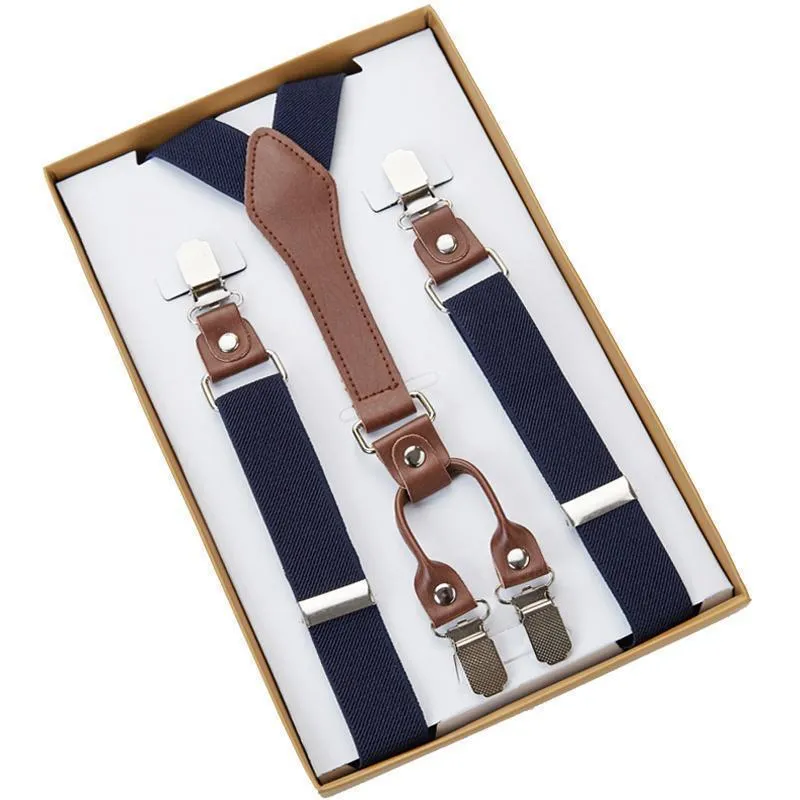 Four (4) Clip Men's Suspenders