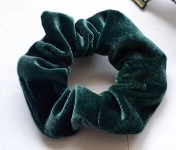 Free Shipping women's winter velvet hair Scrunchies Hair Tie Hair Accessories Ponytail Holder Hair