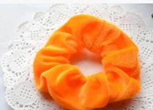 Free Shipping women's winter velvet hair Scrunchies Hair Tie Hair Accessories Ponytail Holder Hair