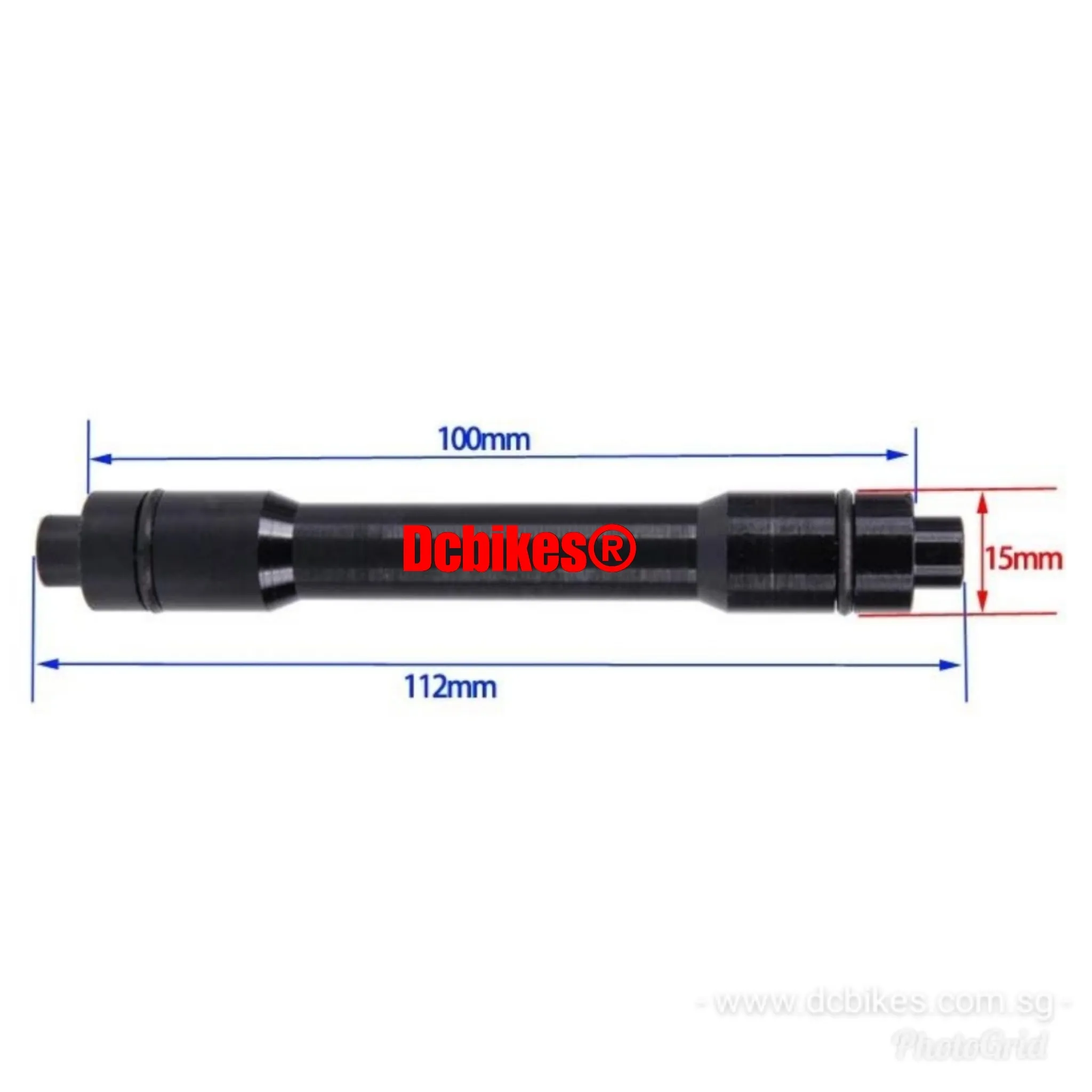 Front Hub 15mm X 100mm Thru Axle To 9mm QR Conversion Quick Release Adapter Kit