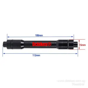 Front Hub 15mm X 100mm Thru Axle To 9mm QR Conversion Quick Release Adapter Kit