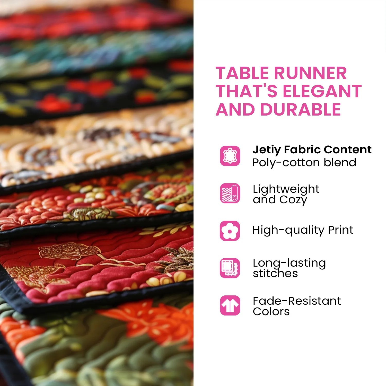 Frontier Flair Quilted Table Runner NCU0PTT191