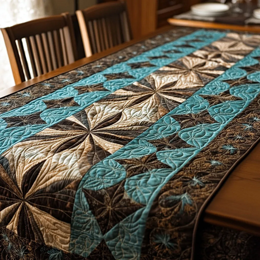 Frontier Flair Quilted Table Runner NCU0PTT191