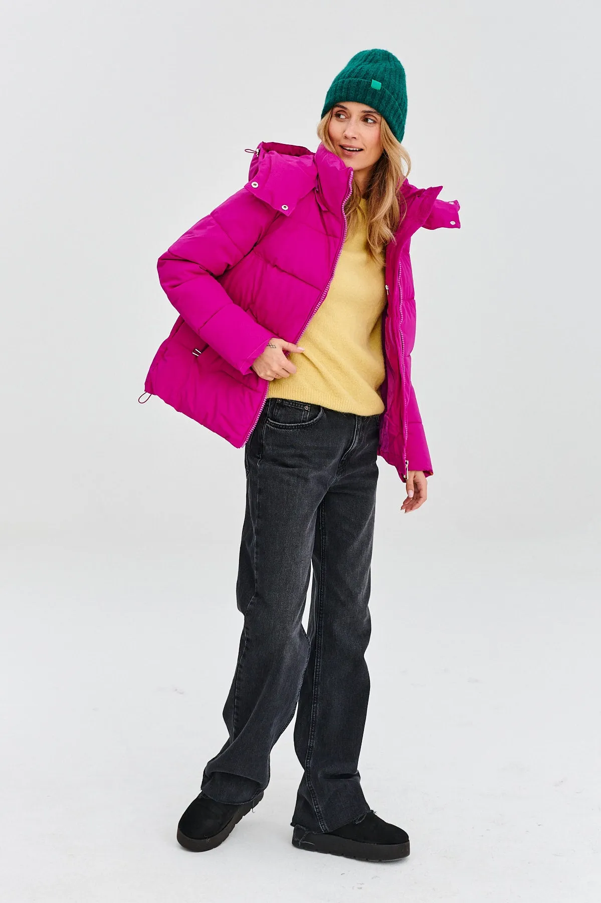 Frosted Magenta Winter Jacket