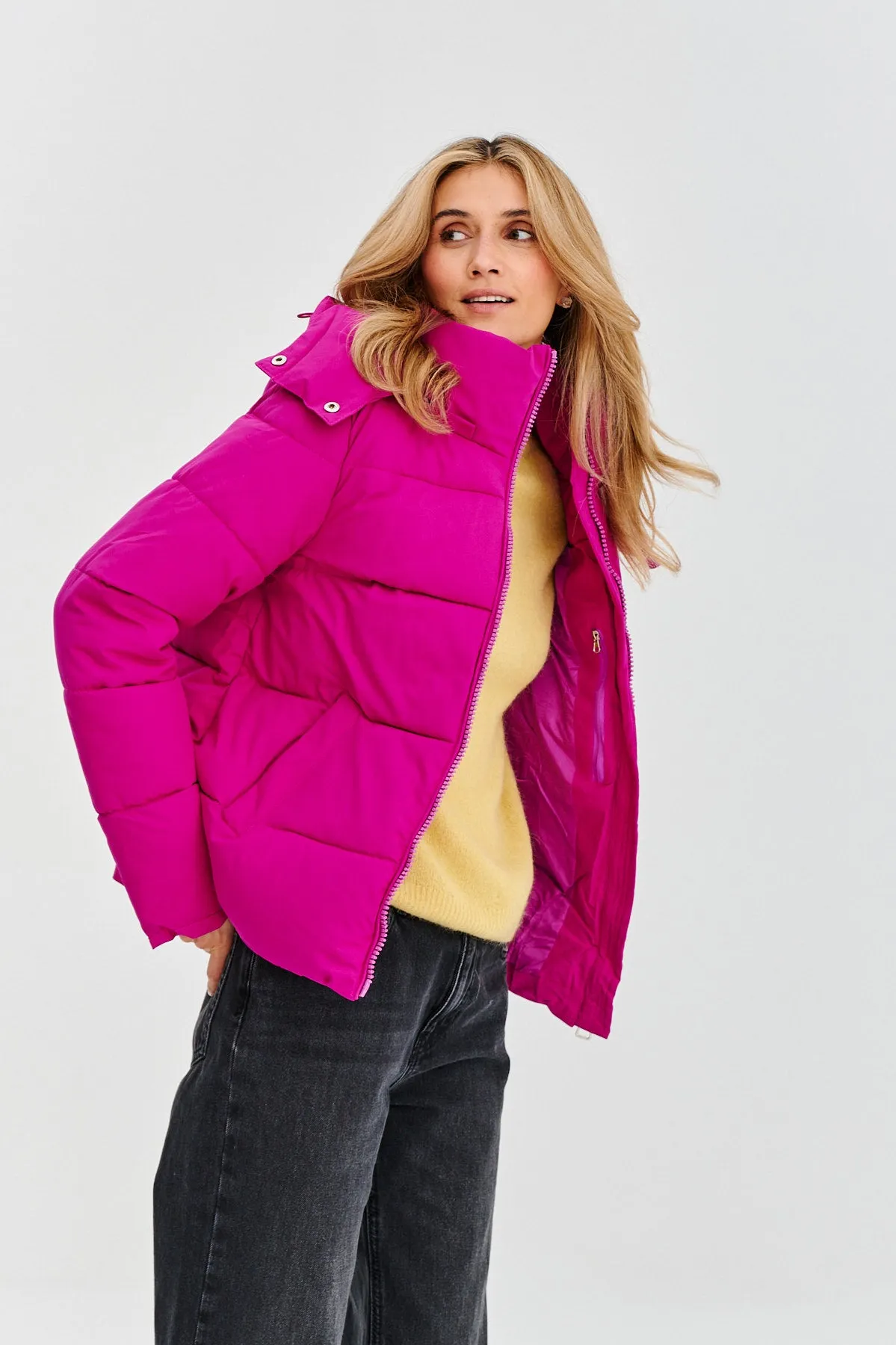Frosted Magenta Winter Jacket
