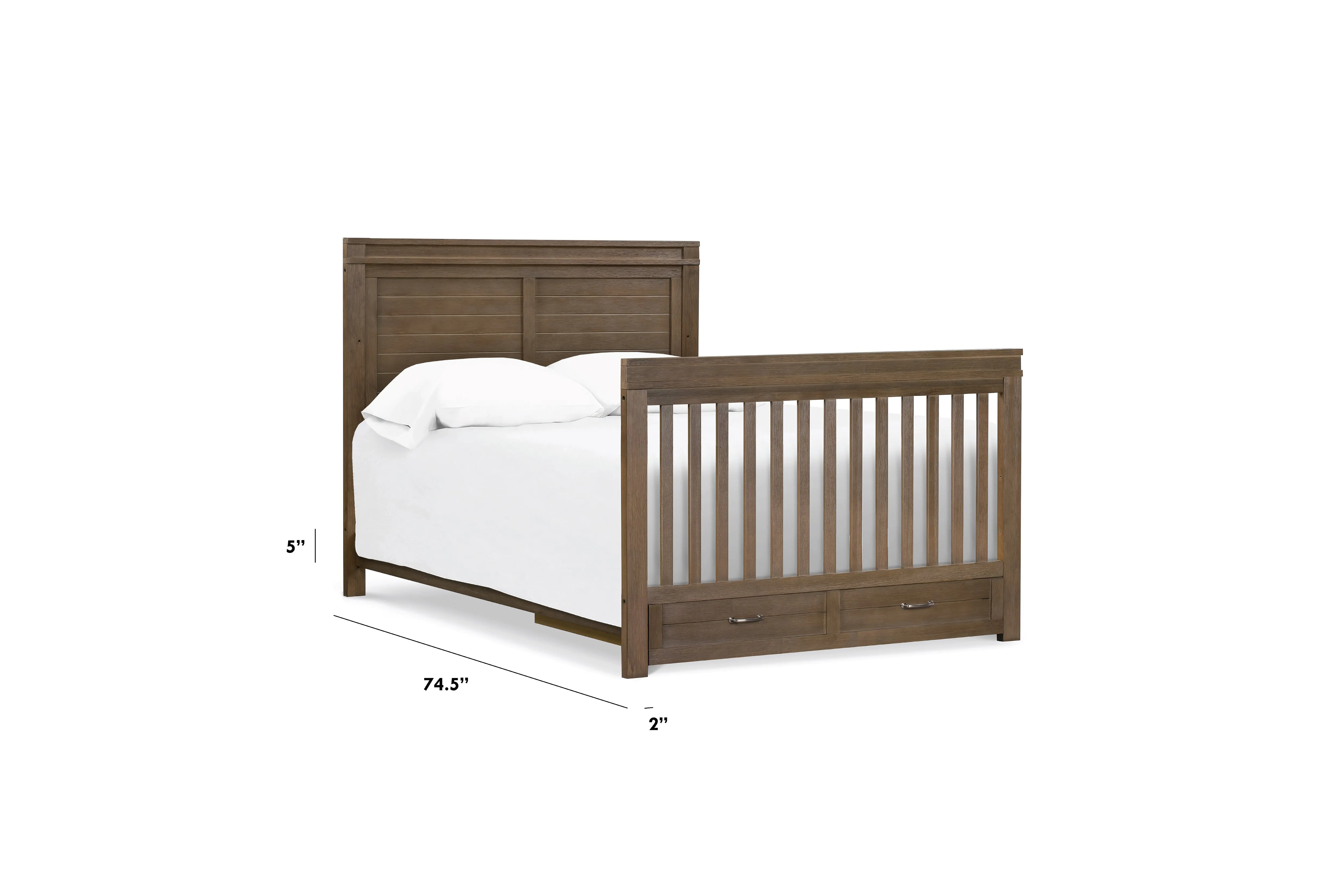 Full Size Bed Conversion Kit for Wesley Farmhouse