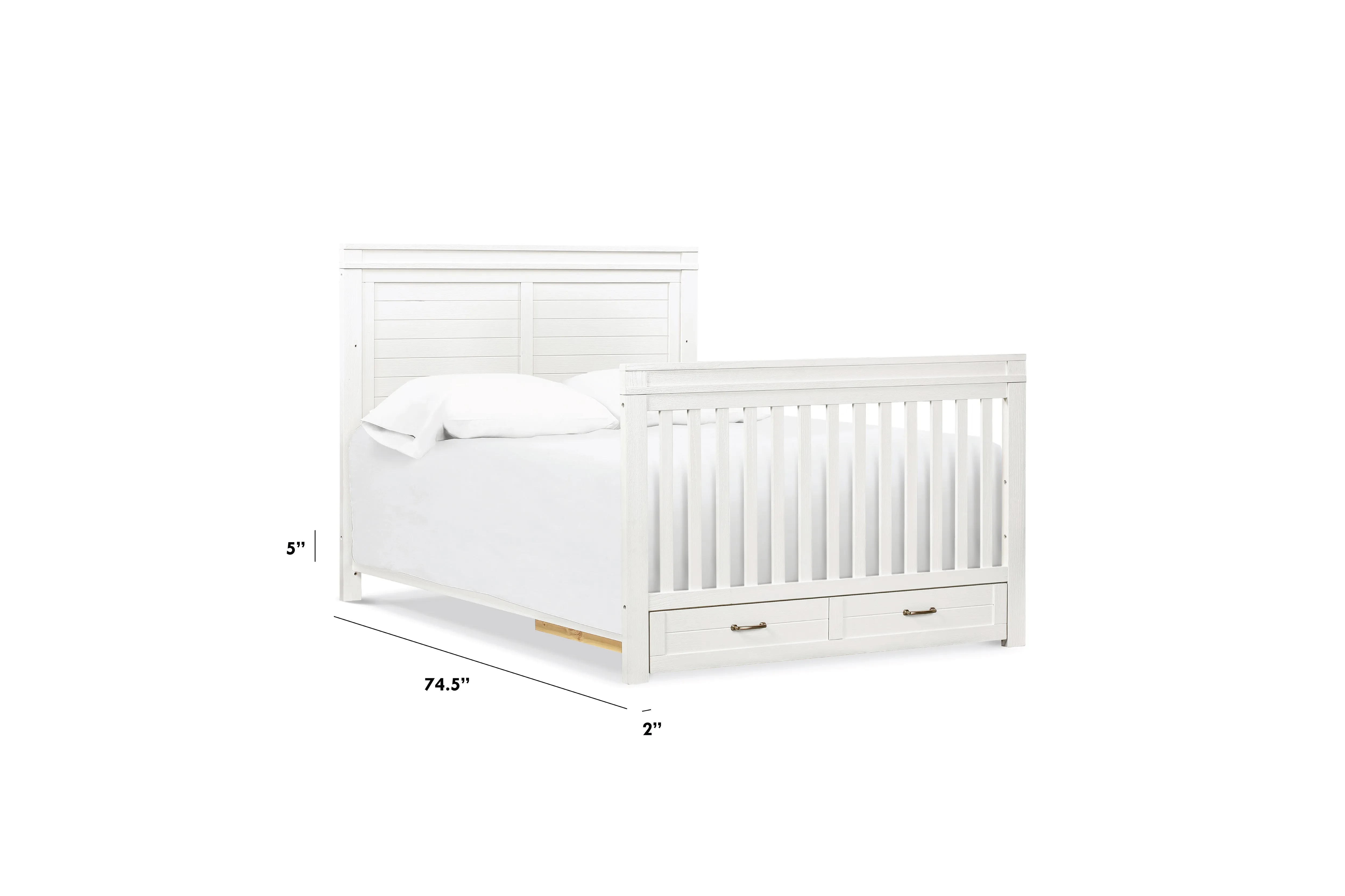 Full Size Bed Conversion Kit for Wesley Farmhouse