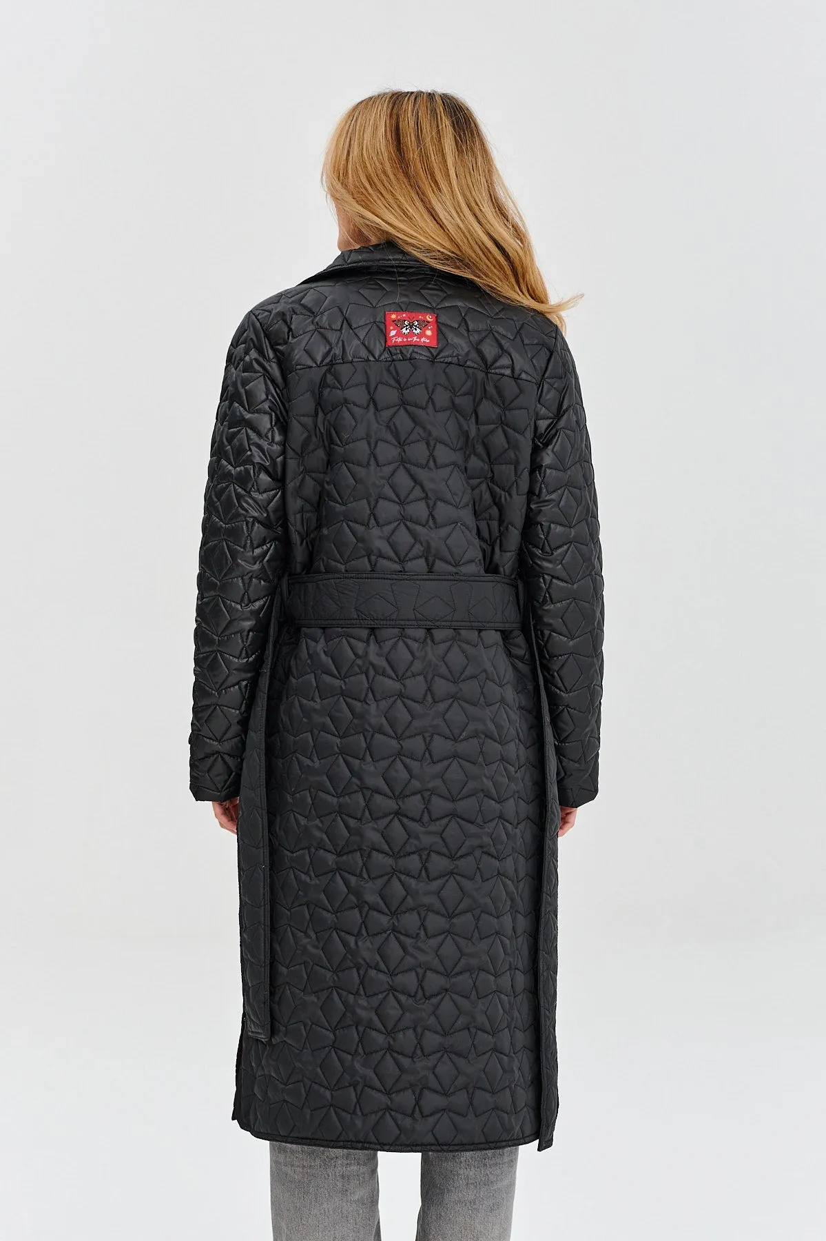 Galactic Whisper quilted coat