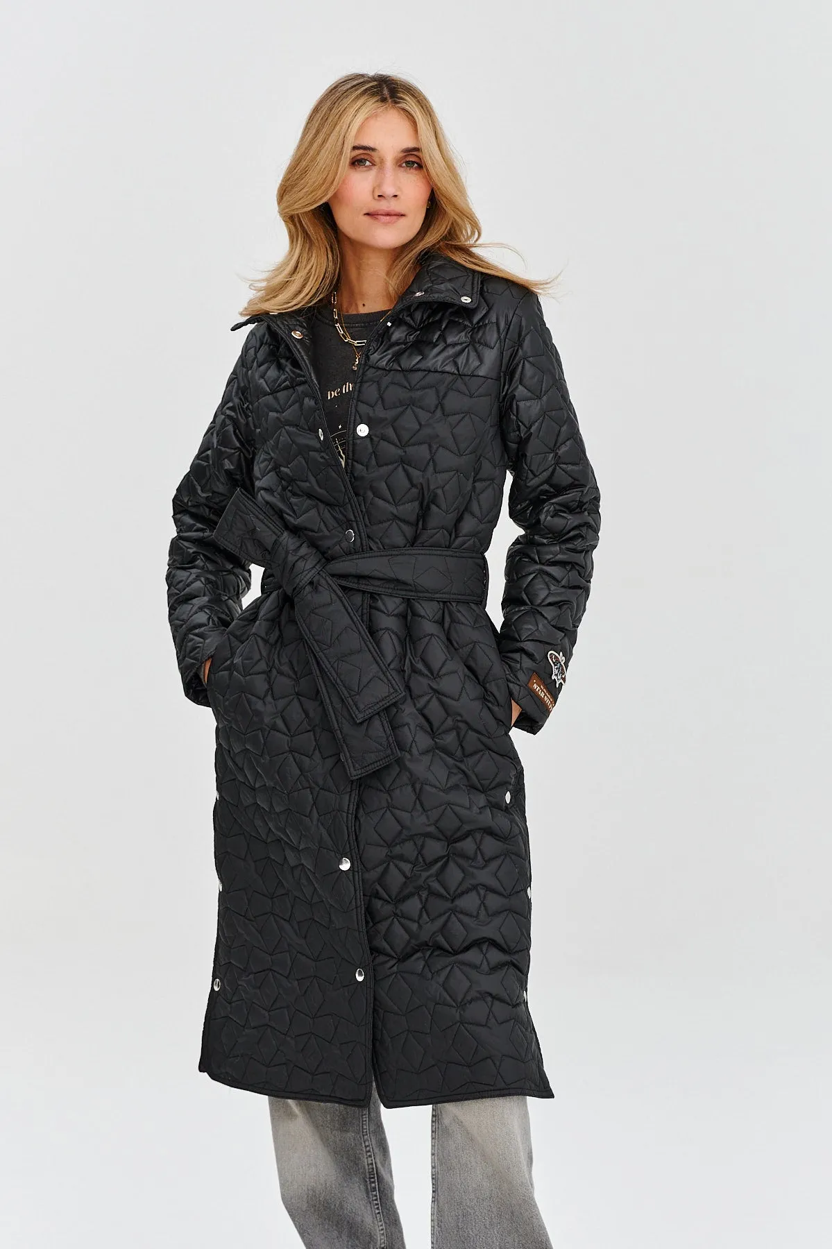 Galactic Whisper quilted coat