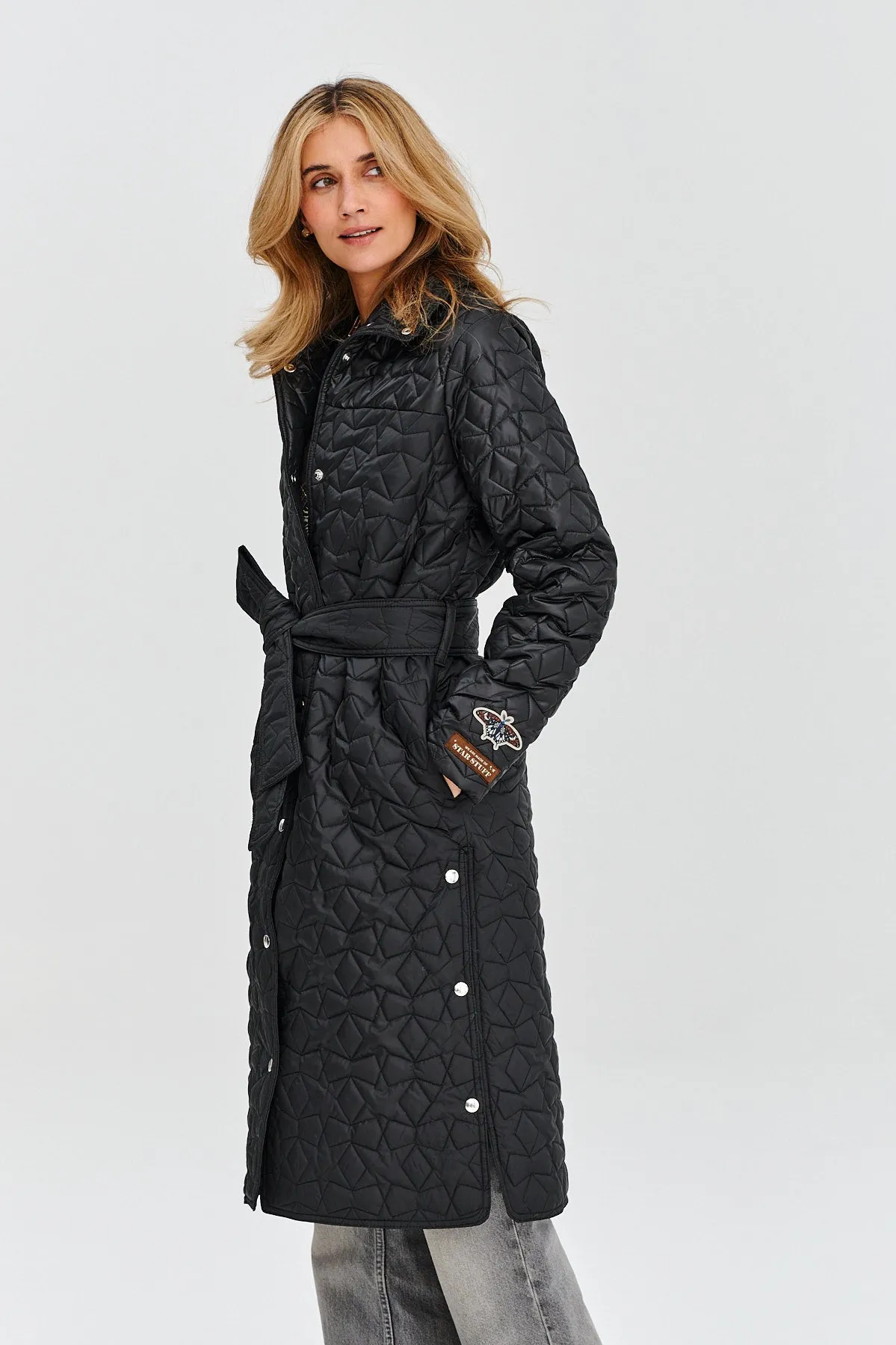 Galactic Whisper quilted coat