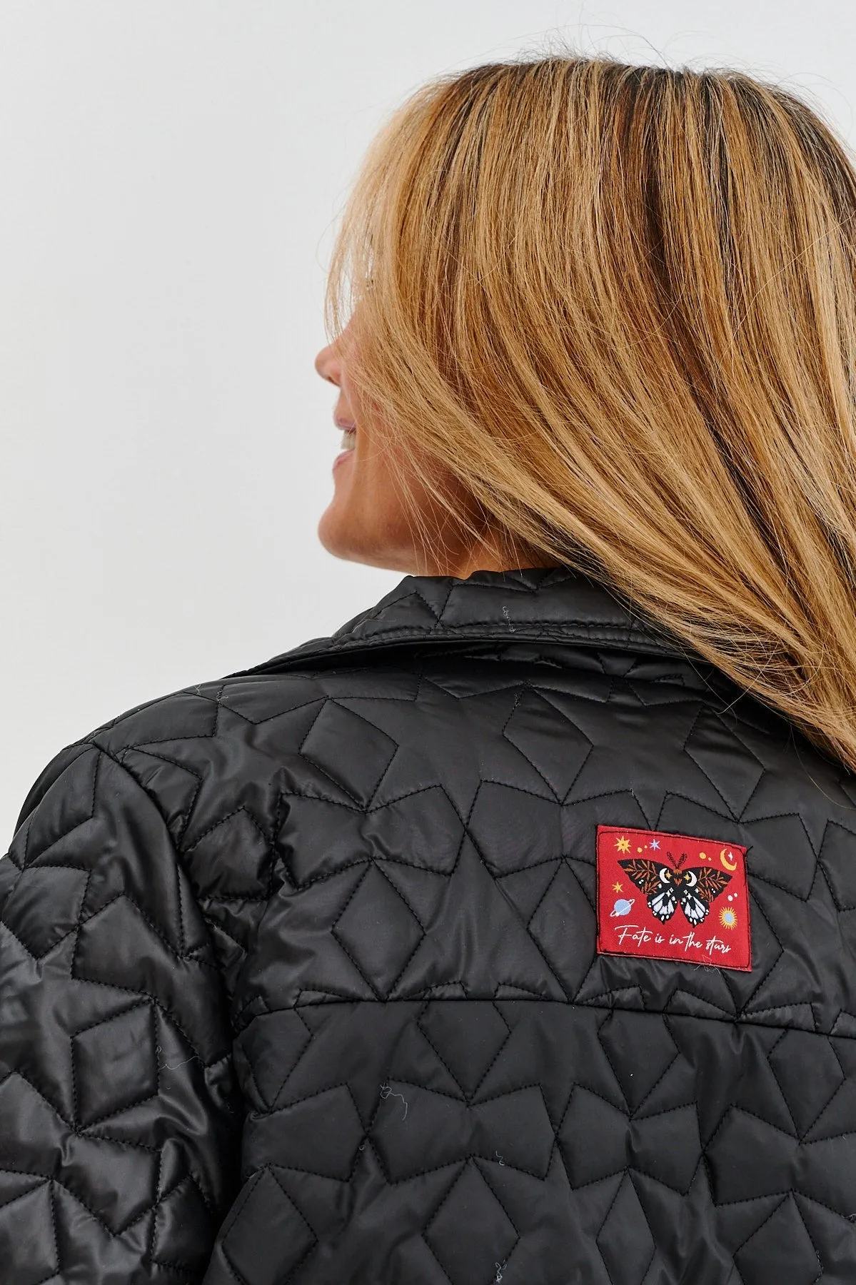 Galactic Whisper quilted coat
