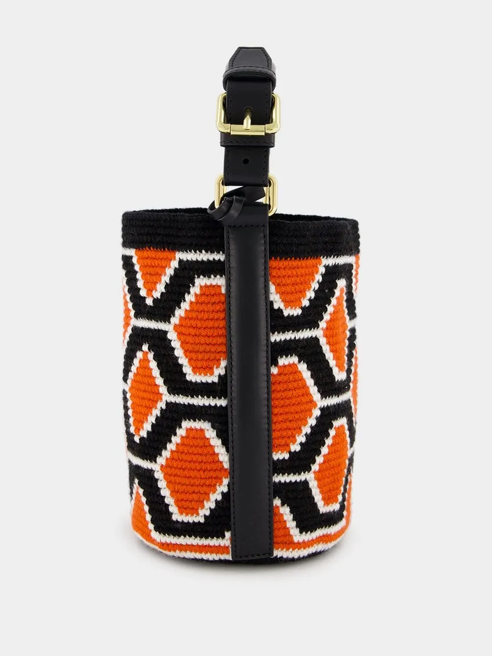 Geometric Cylinder Small Bag