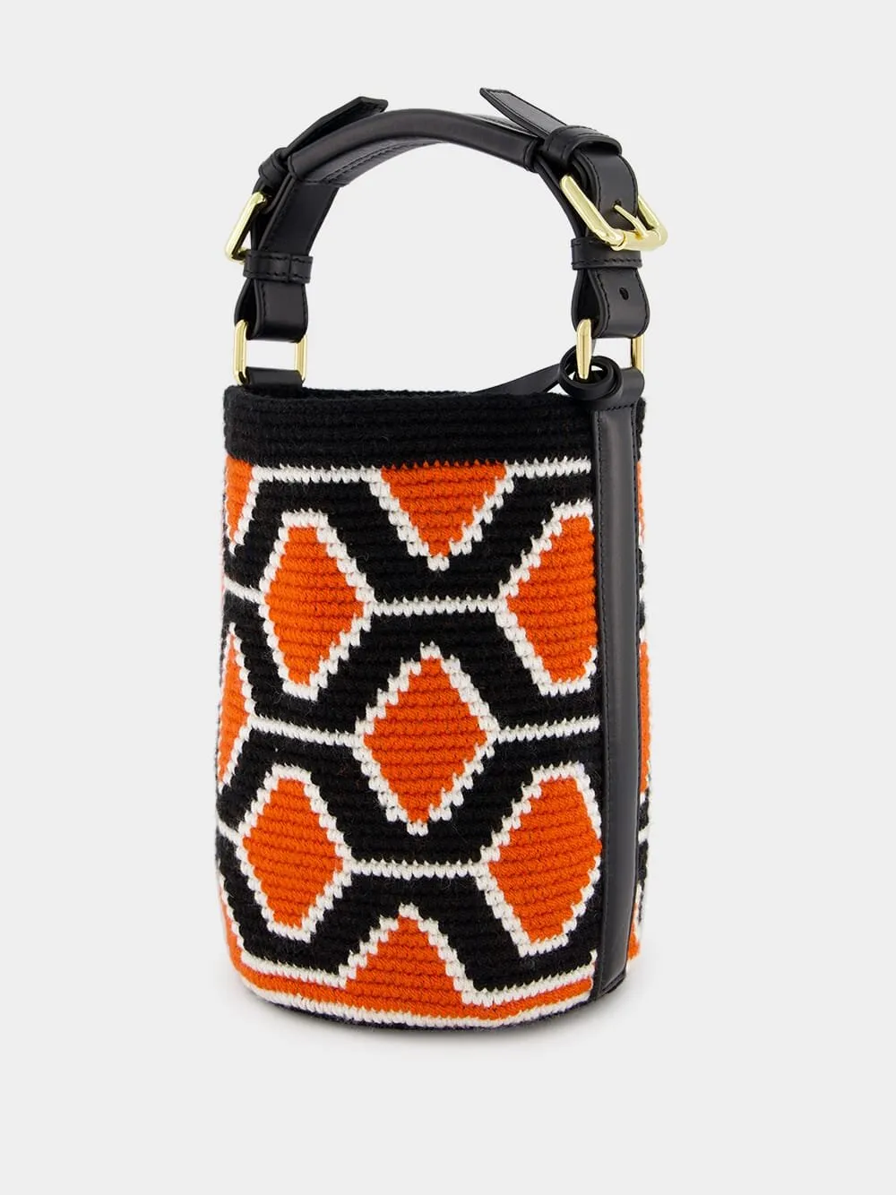 Geometric Cylinder Small Bag