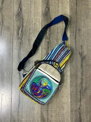 Gheri Sun & Moon Single Strap Backpack