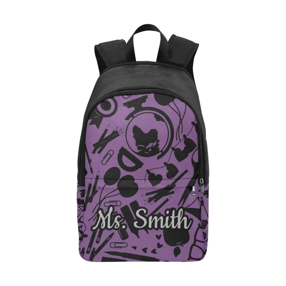 Globe Custom Teacher Backpack