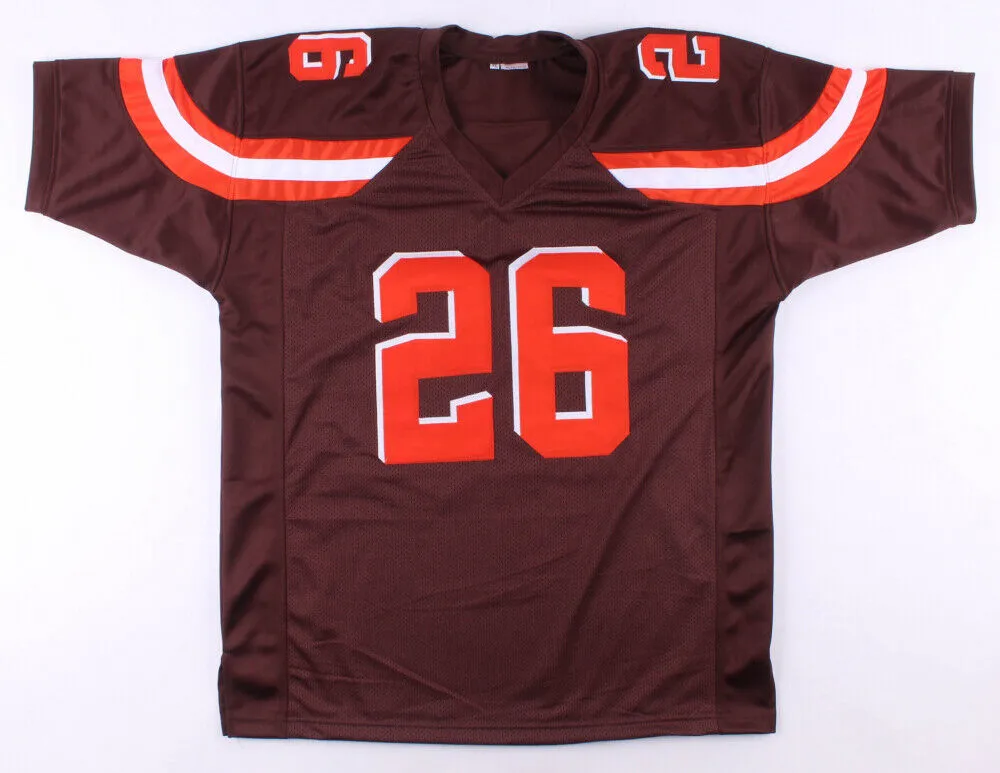 Greedy Williams Signed Cleveland Browns Jersey (TSE COA) 2019 2nd Rd Pick LSU DB