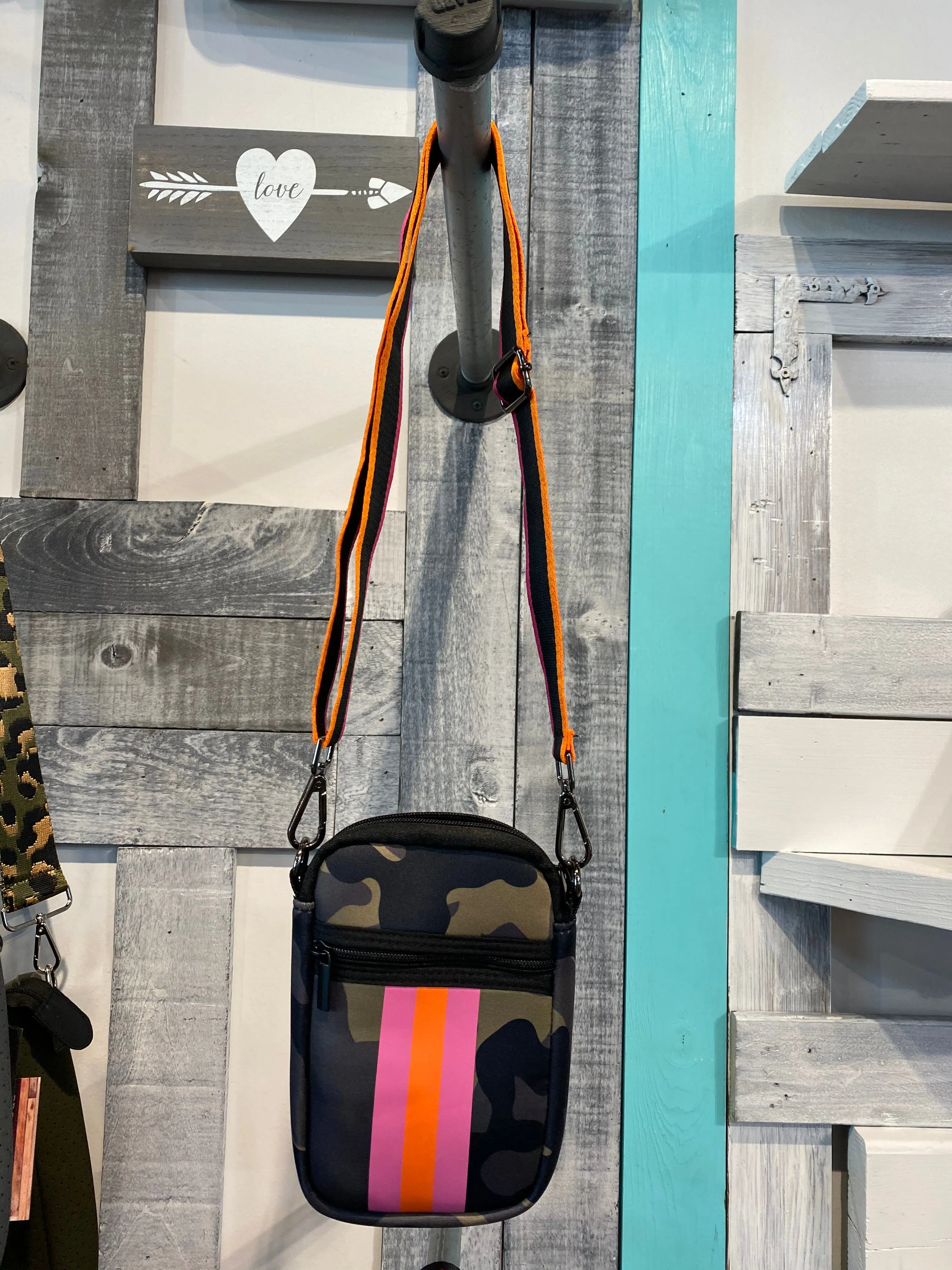 Green Camo Cell Bag