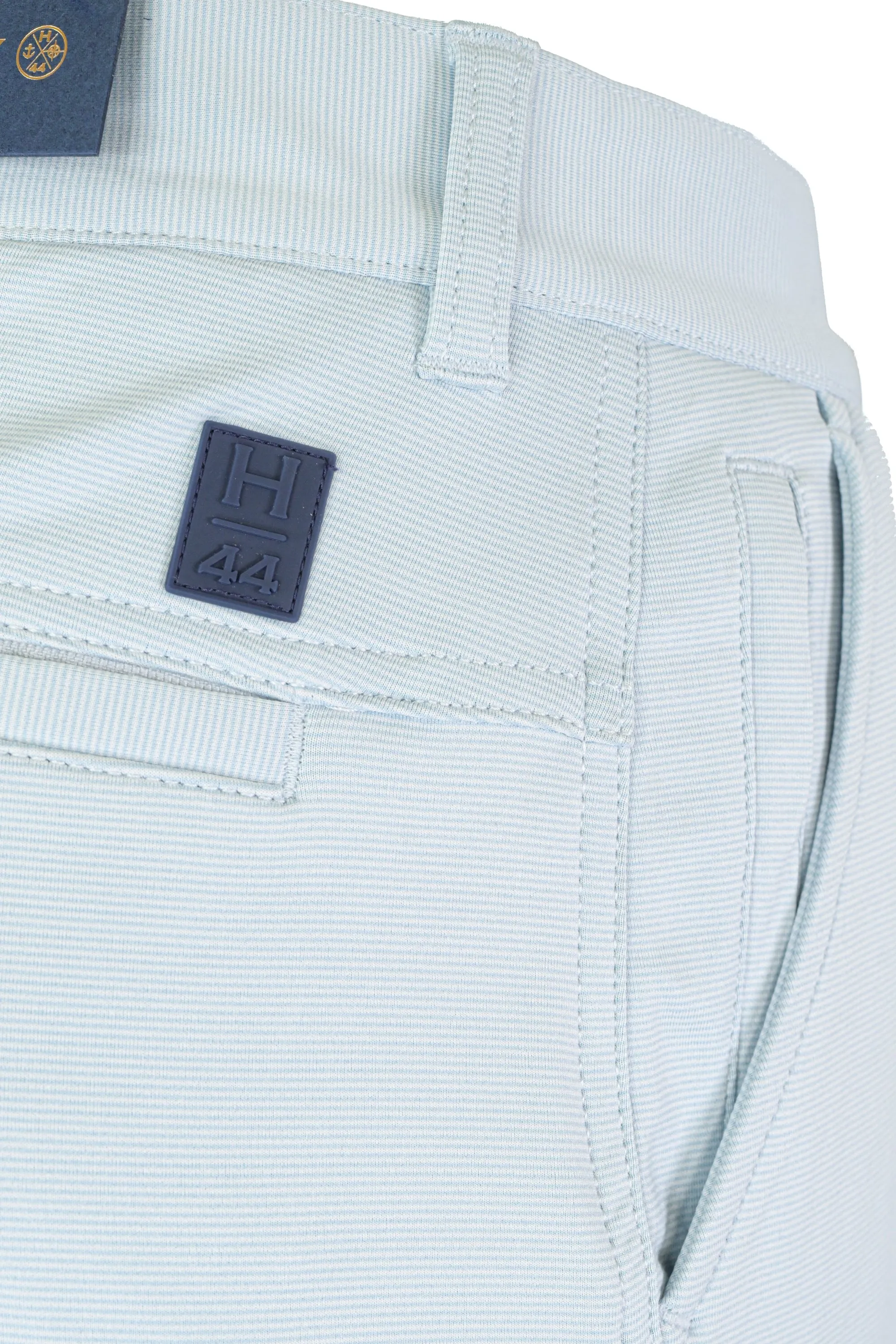 Halsey Sport Shorts - Striped Misty Blue