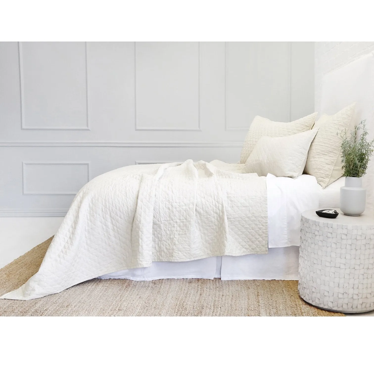 Hampton Cream Coverlet