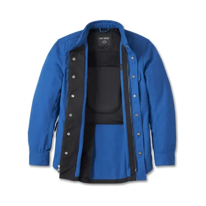 Harley-Davidson® Men's Operative Riding Shirt Jacket - True Blue