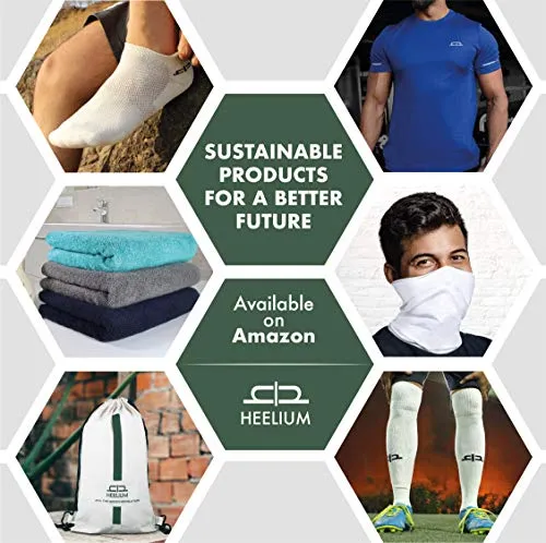 Heelium Bamboo Bath Towel - 400 GSM, Ultra Soft, Quick Dry, Lightweight & Odour Free, 140 x 70 cm, Pack of 1, Grey