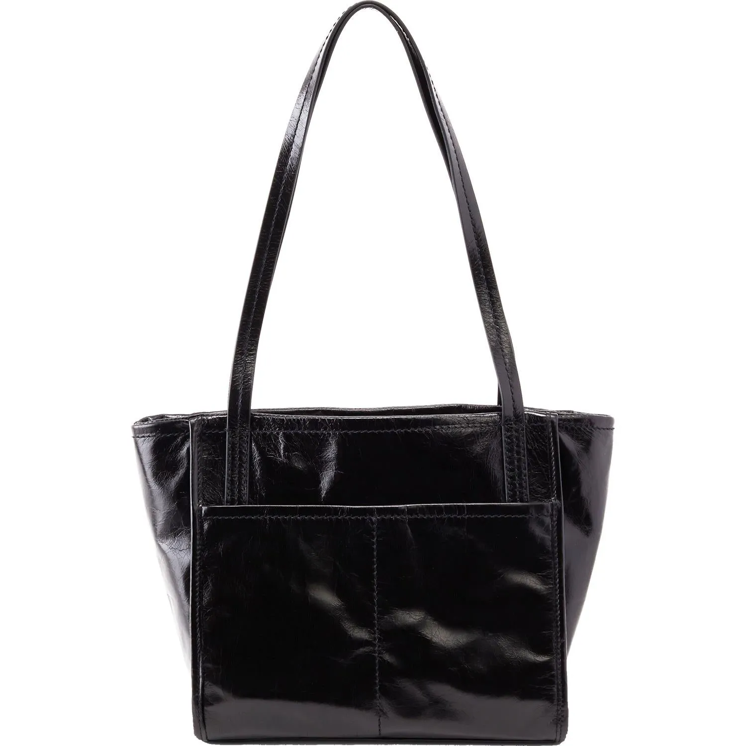 Hobo Chance Satchel Black Vintage Hide Leather
