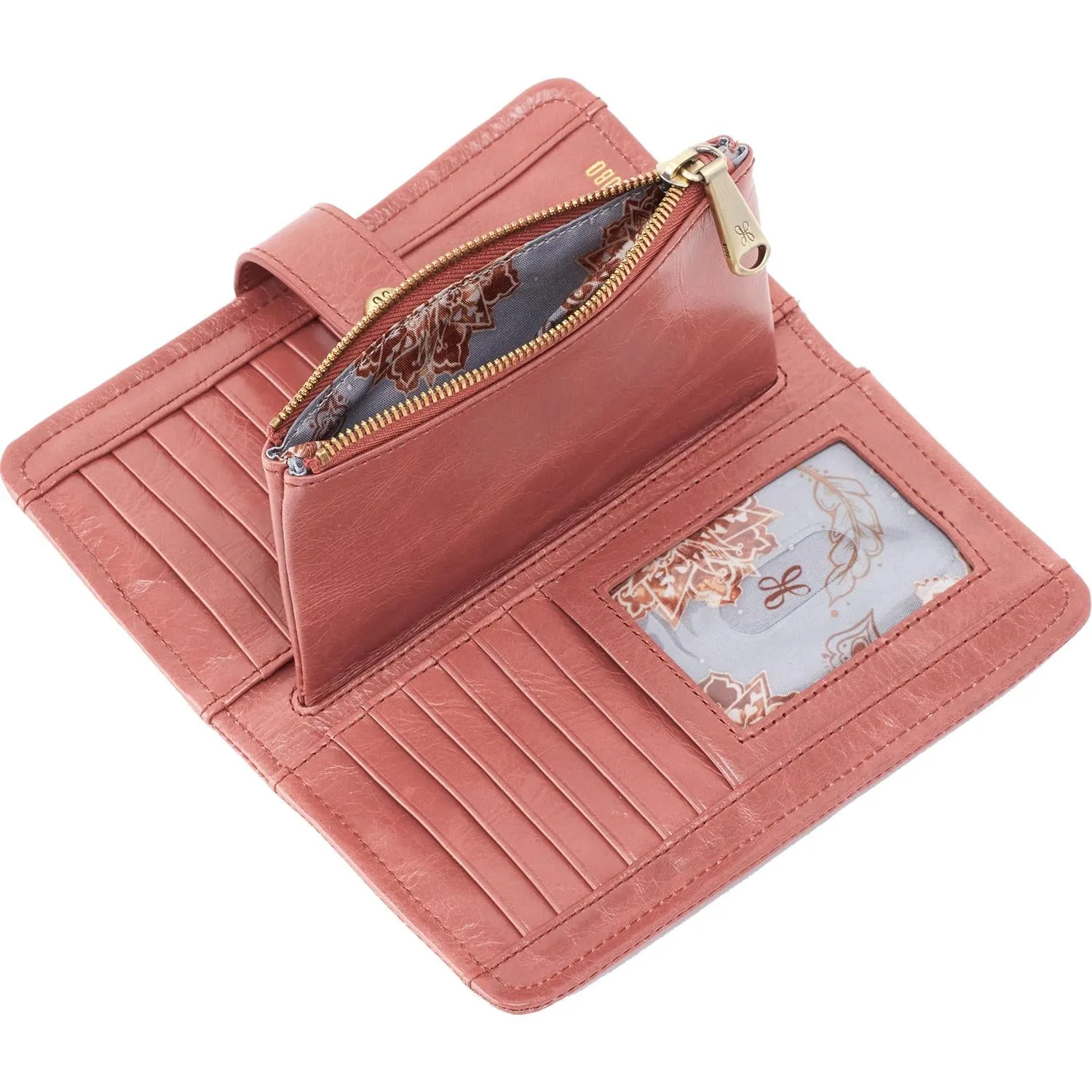 Hobo Torch Burnished Rose Leather