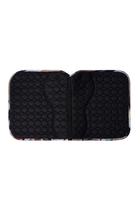 Horze Terrazzo Dressage Saddle Pad Dark Red