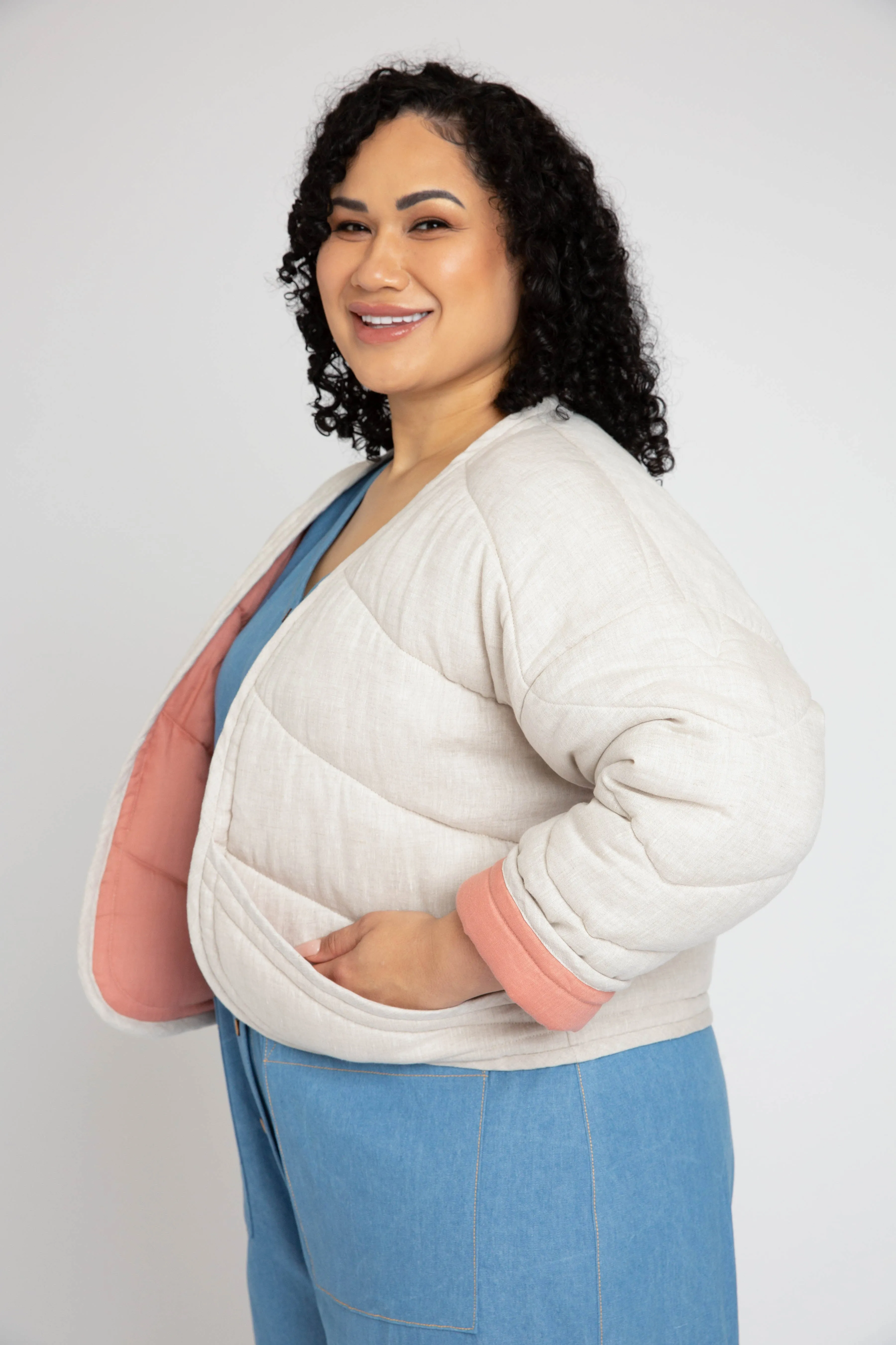 Hovea Curve Jacket & Coat Pattern