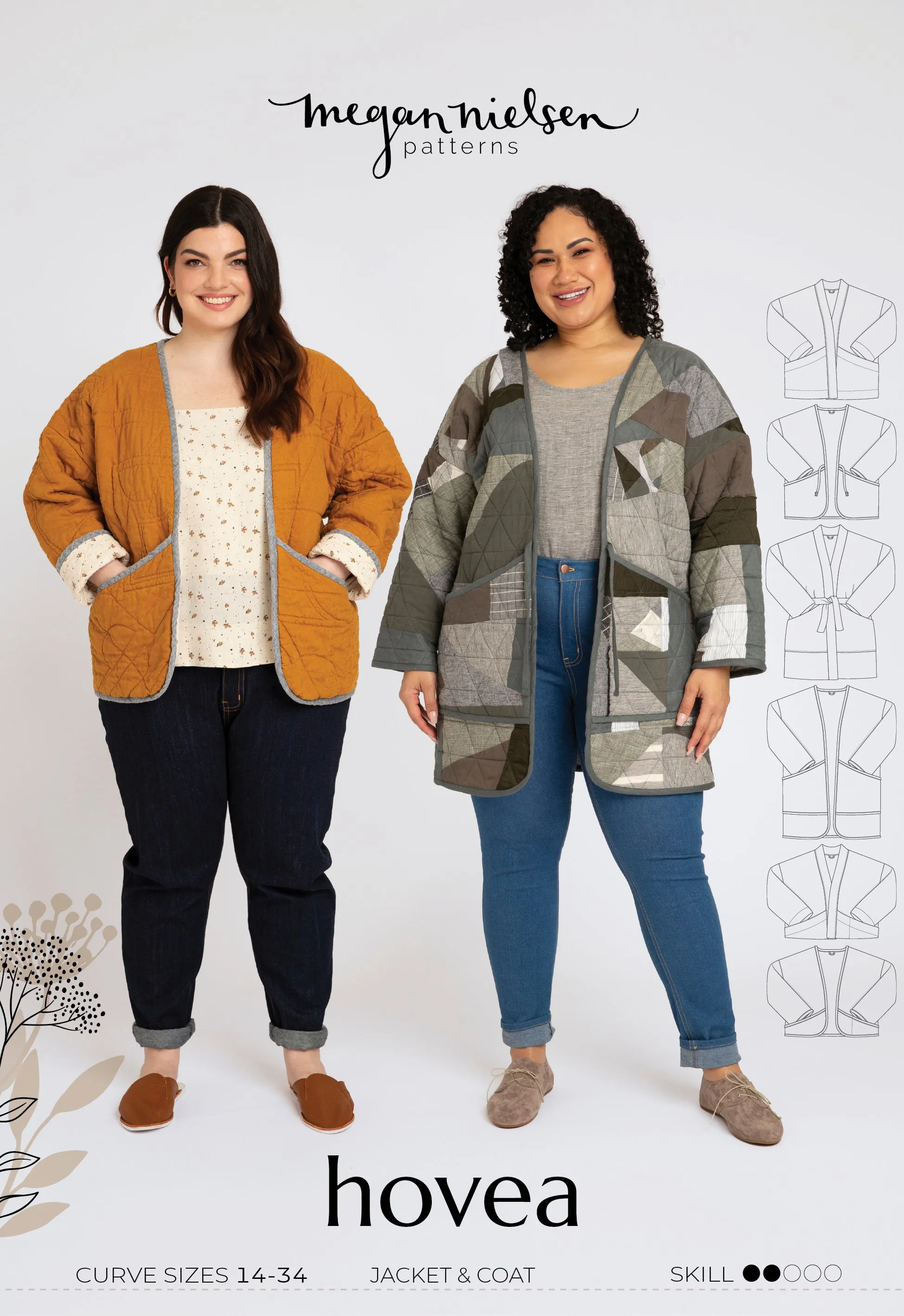 Hovea Curve Jacket & Coat Pattern
