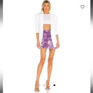 HUDSON- The Viper Mini Skirt/Lilac Fatigue Tie Dye-25 (US-0)