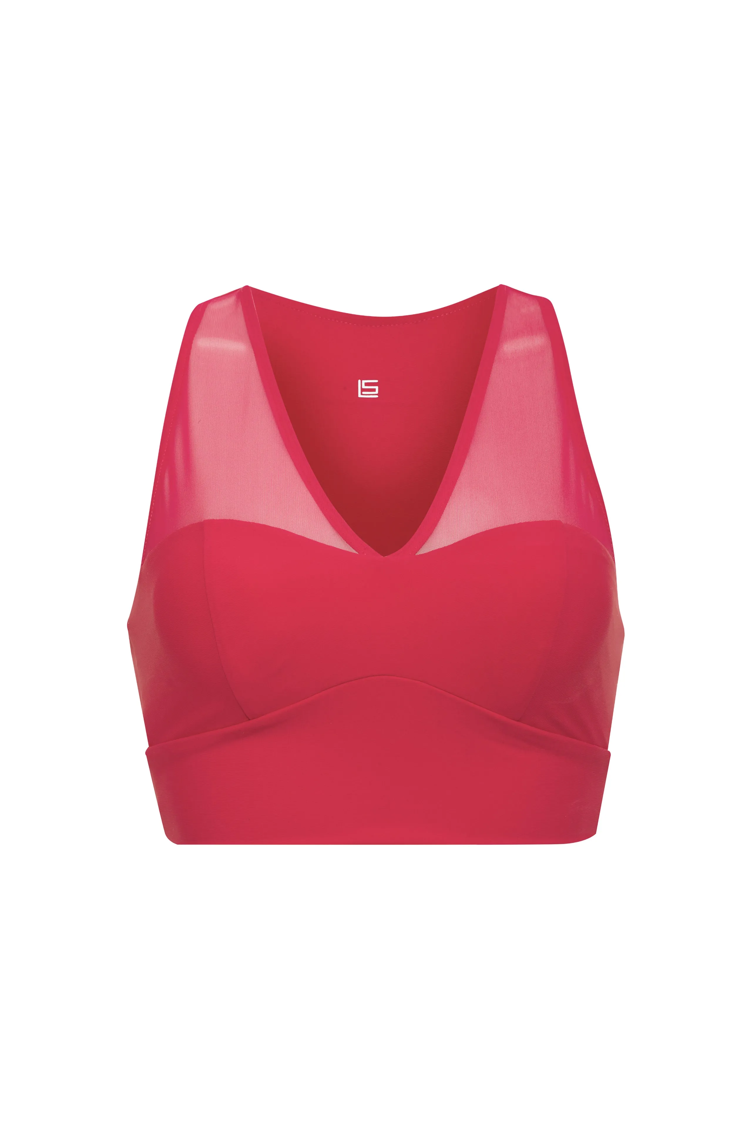 Hypnotic Mesh Block Bra