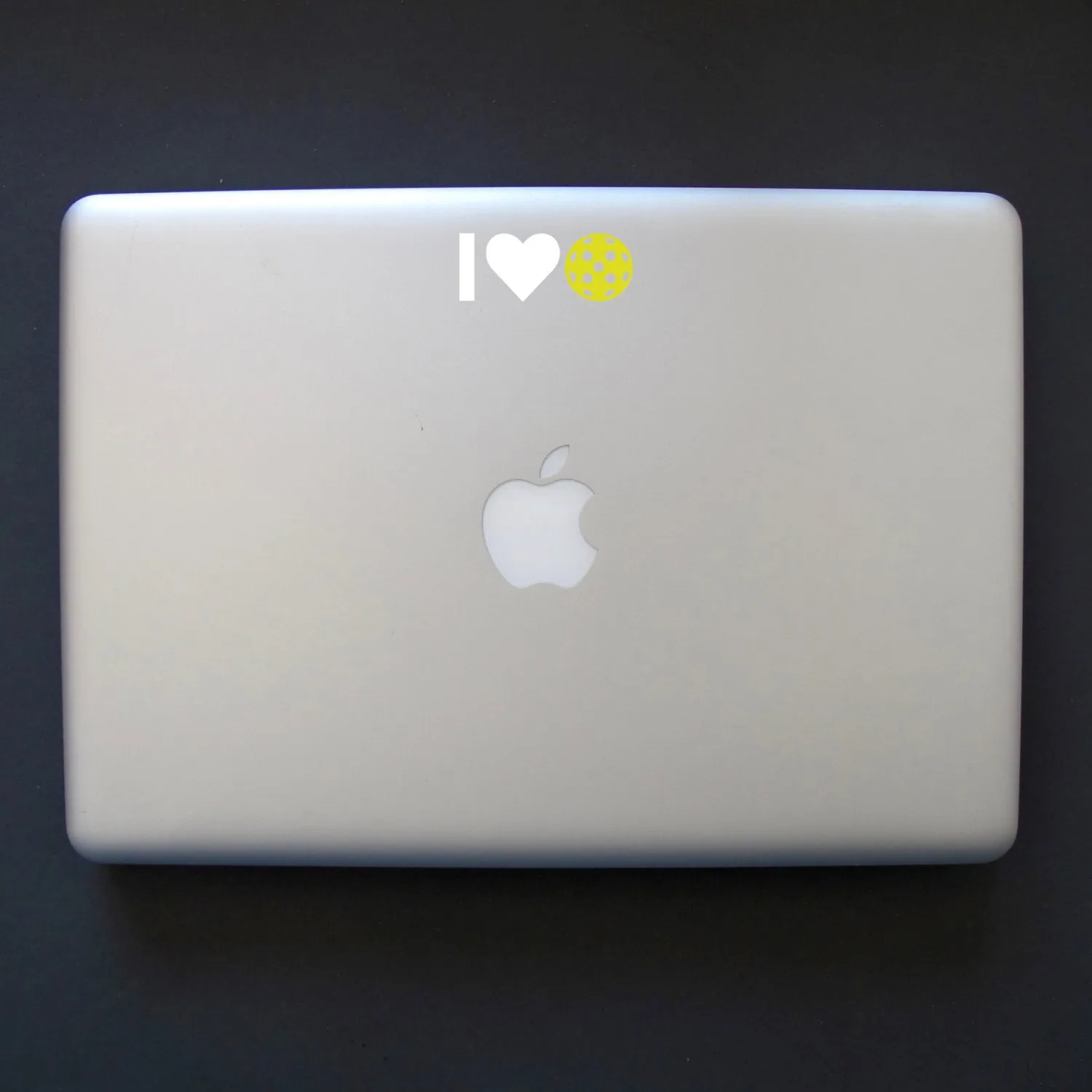 I Heart Pickleball Decal - Bumper Sticker