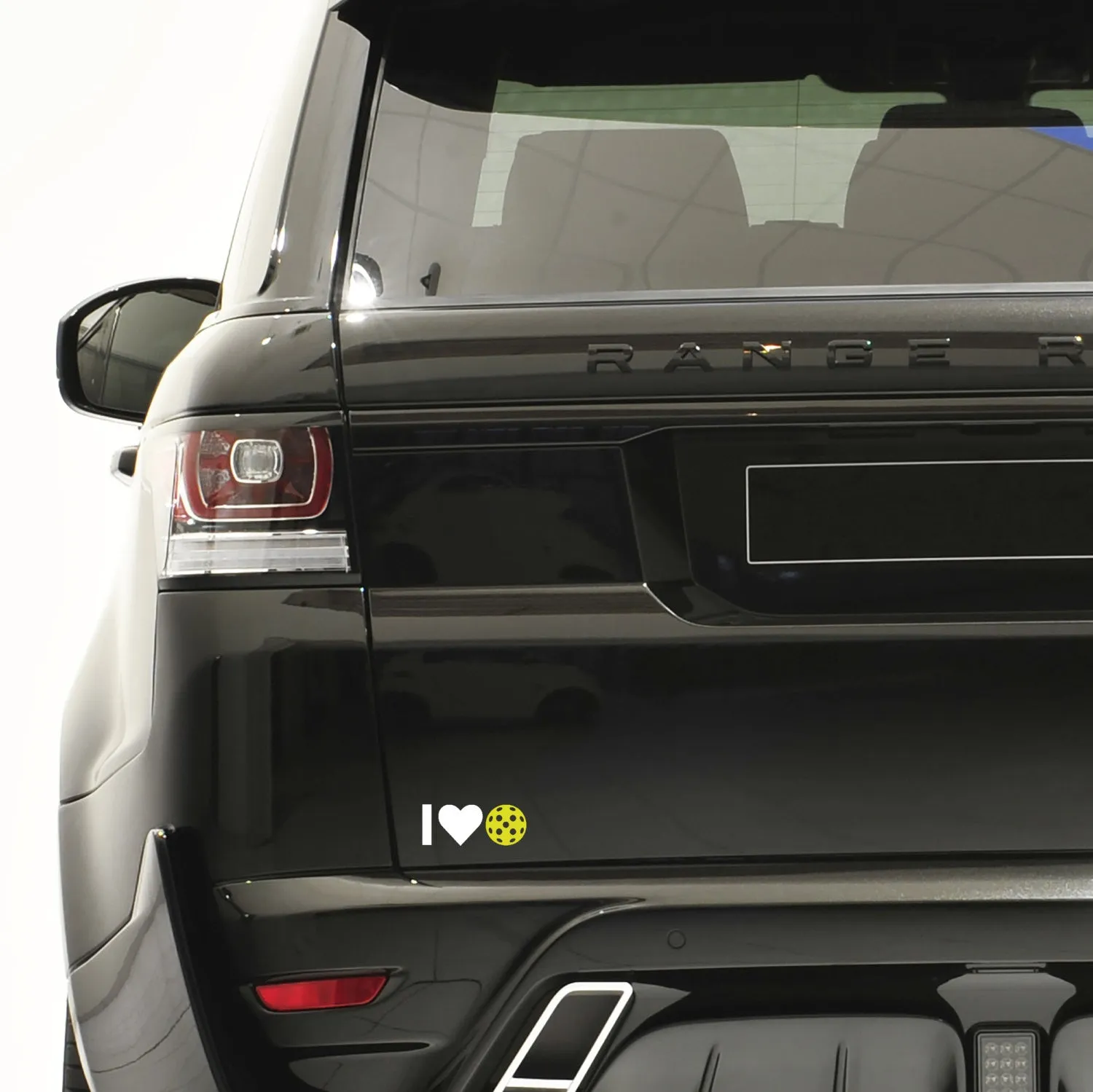 I Heart Pickleball Decal - Bumper Sticker