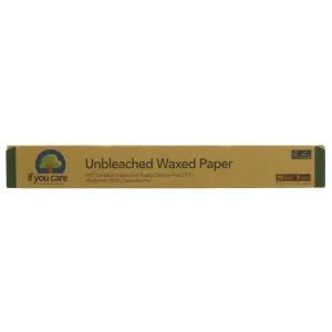 If You Care | Wax Paper - Unbleached - 23M x wrap to keep foods fresh | 1