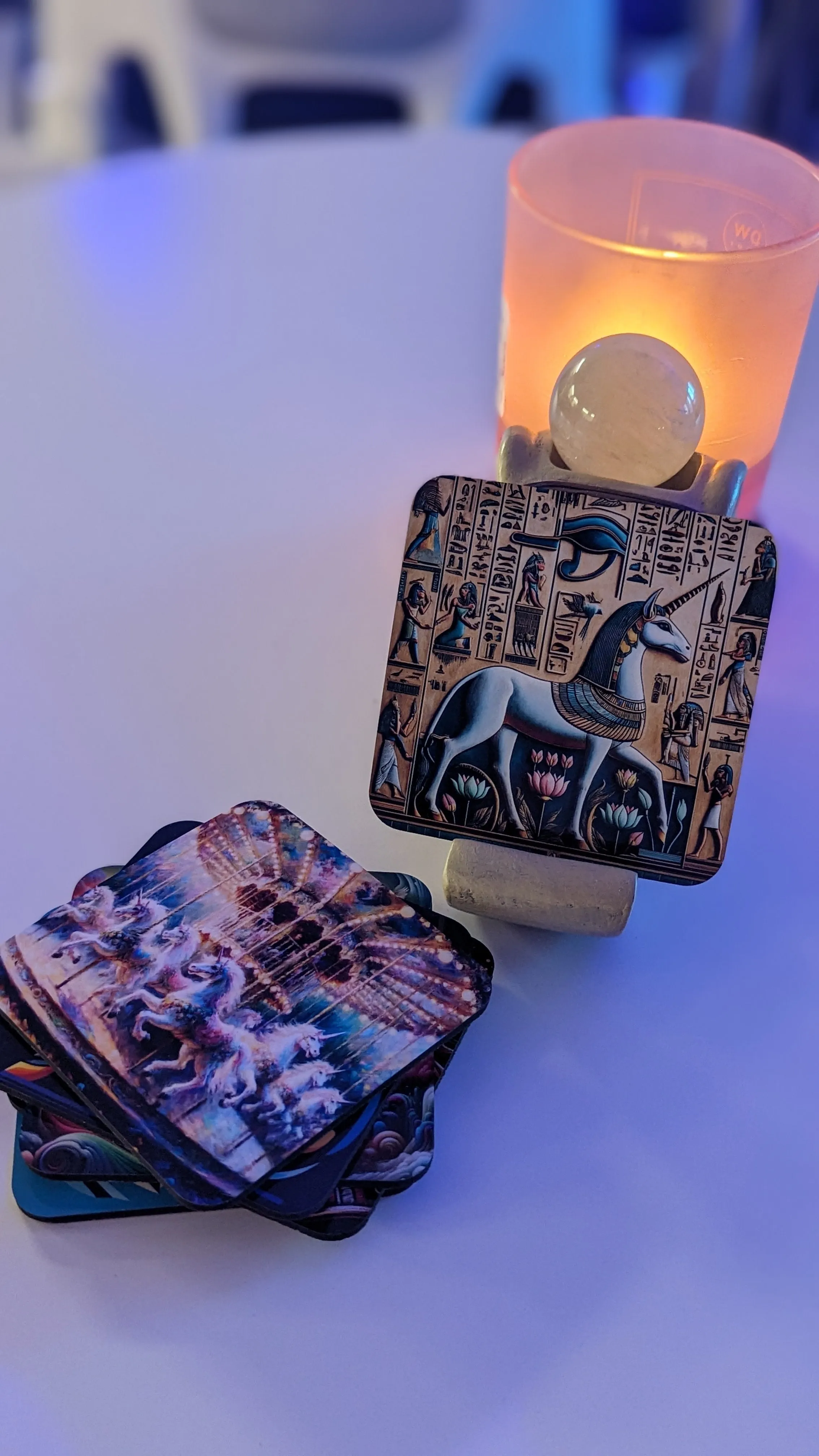 Impressionism Unicorn Coaster