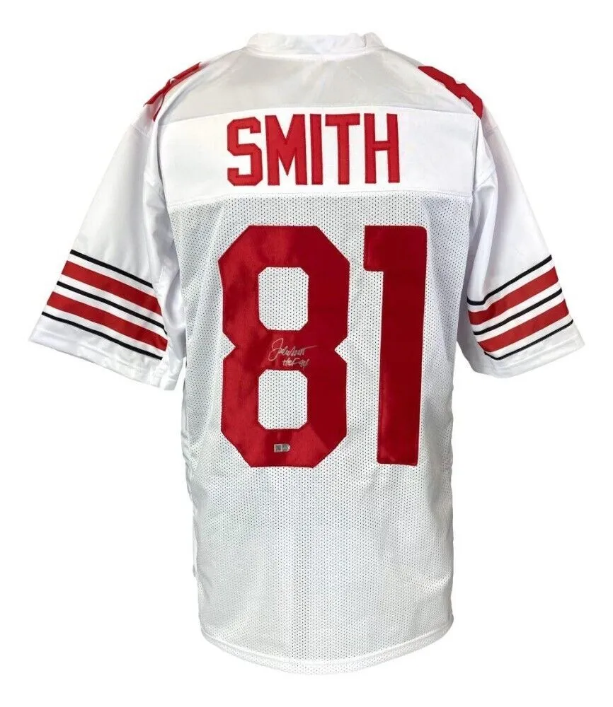 Jackie Smith Signed St Louis Cardinals Jersey Inscribed HOF '94 Sports Integrity