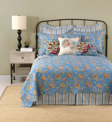 Jacobean Blue Quilt