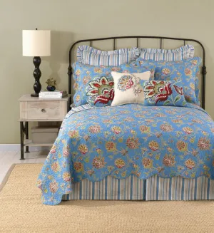 Jacobean Blue Quilt